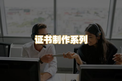 证书制作系列